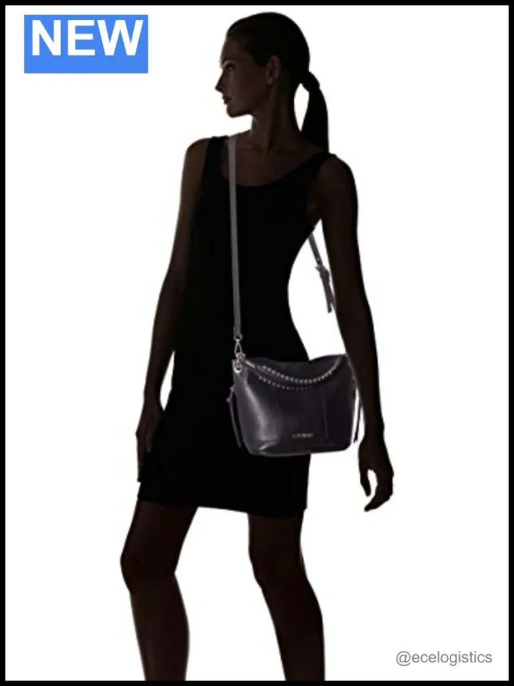 Faux Leather Hobo Shoulder Bag Crossbody Adjustable Strap